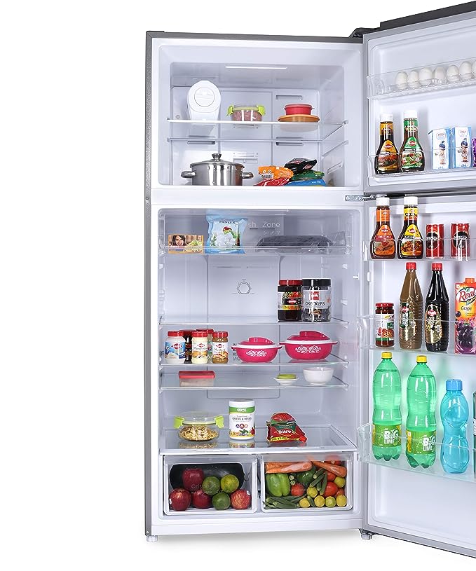CROMA 541 L 2 Star (2020) Inverter Frost Free Double Door Refrigerator (CRAR2525, Silver)(OPEN BOX) CROMA 541 L 2 Star (2020) Inverter Frost Free Double Door Refrigerator (CRAR2525, Silver)(OPEN BOX)